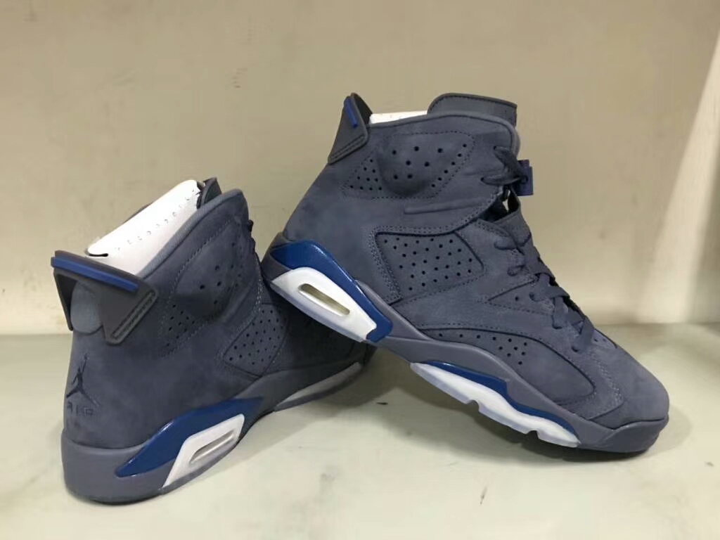 Air Jordan 6 Jimmy Buttler Grey Blue Shoes
